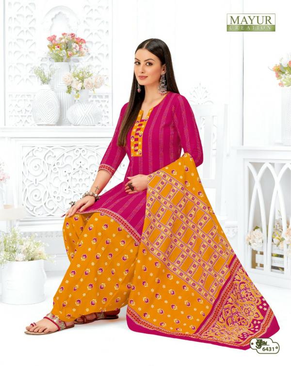 Mayur Khushi Vol-64 Cotton Designer Exclusive Patiyala Dress Material